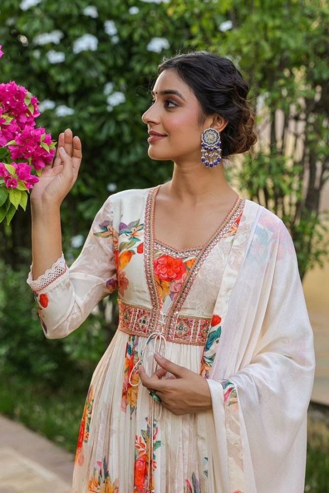 Kalaai KF Lisa Chinon Printed Designer Kurti With Bottom Dupatta Wholesale Shop in Surat